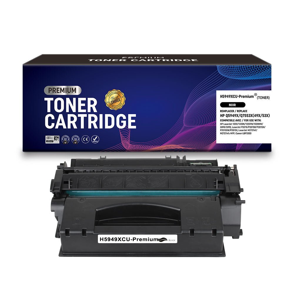 Cartouche de toner Compatible HP Q5949X/Q7553X Noir 7000pages - KERA FRANCE Cartouche de toner Compatible HP Q5949X/Q7553X Noir 7000pages - KERA FRANCE